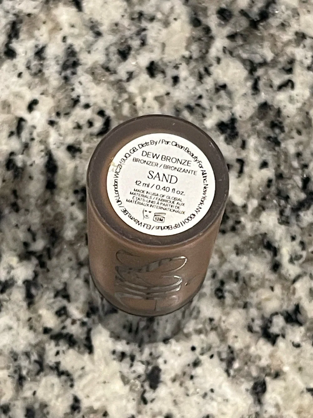 Saie Dew Bronze Soft-Focus Sculpting Liquid Bronzer in Sand